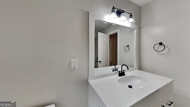 245 Southmoor Cir, Stockbridge, GA 30281 - half bathroom featuring vanity