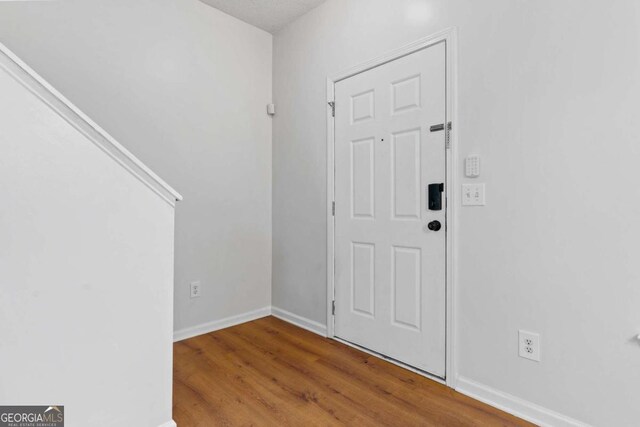 2357 Bayrose Cir Unit 57B, Atlanta, GA 30344 - foyer with hardwood / wood-style floors
