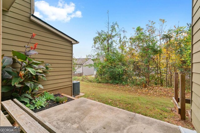 2357 Bayrose Cir Unit 57B, Atlanta, GA 30344 - view of yard with a patio area and cooling unit
