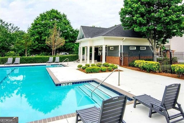 2357 Bayrose Cir Unit 57B, Atlanta, GA 30344 - view of pool featuring a patio area