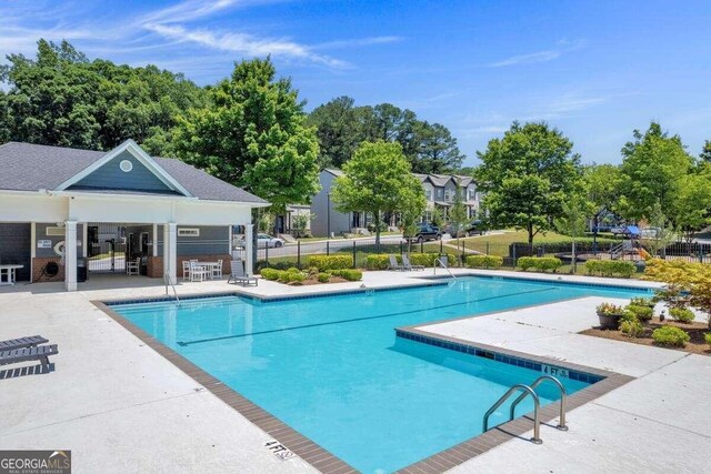 2357 Bayrose Cir Unit 57B, Atlanta, GA 30344 - view of pool with a patio area