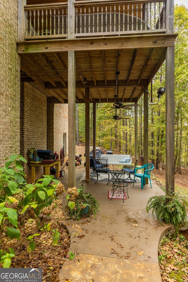 view of patio