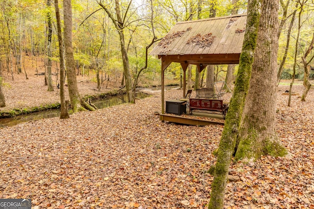 view of property's community featuring a deck