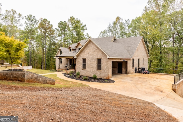 view of front of home