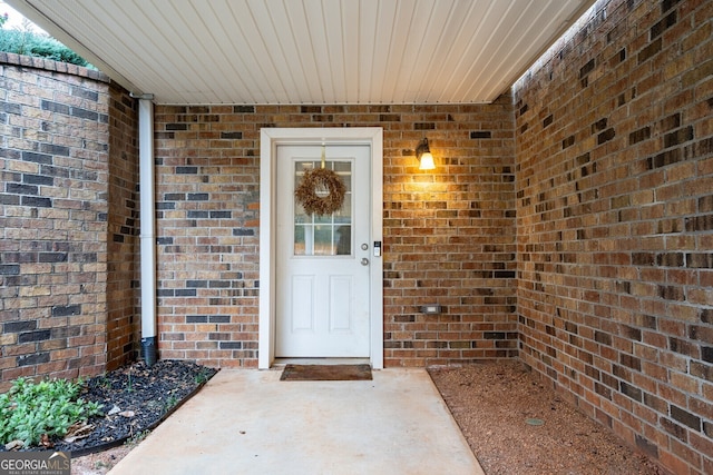 view of entrance to property