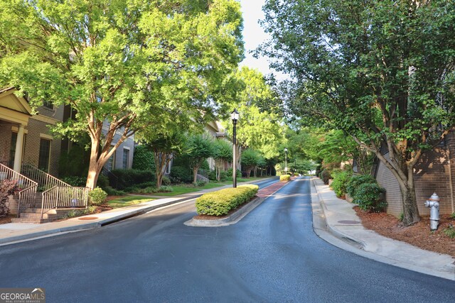 view of road