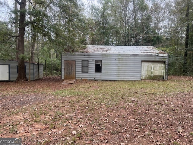 view of outbuilding