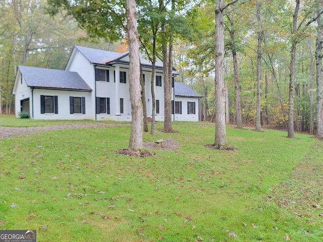 275 Allie Dr, Mcdonough, GA 30252 - neoclassical / greek revival house with a front lawn and stucco siding