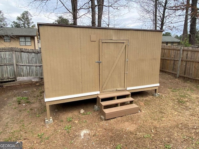 view of outbuilding