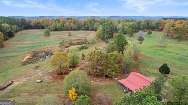 287 Branch Rd, Cedartown, GA 30125 - overview of rural landscape