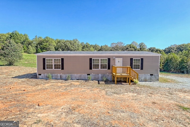 view of manufactured / mobile home