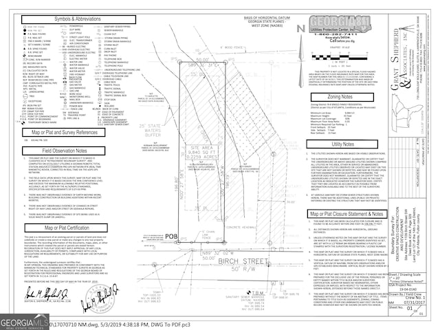 1109 Birch St S, Atlanta GA, 30310 land for sale