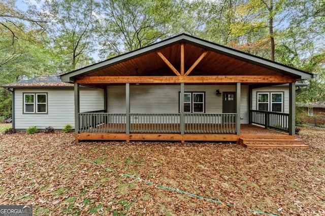 view of front of home