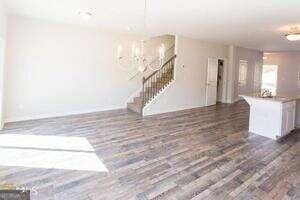 interior space featuring dark hardwood / wood-style floors