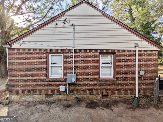 view of property exterior