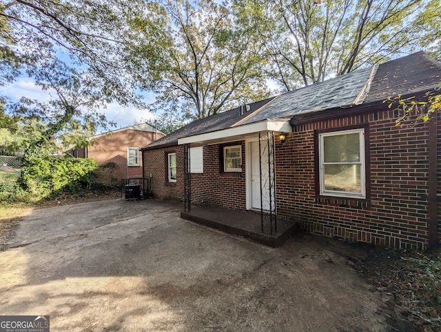 exterior space featuring a patio