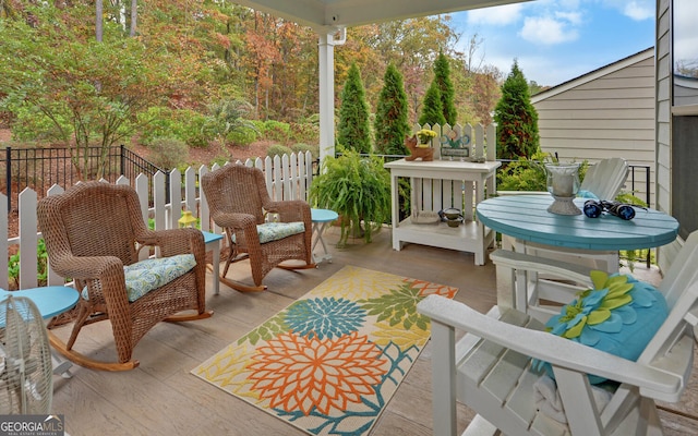 view of patio