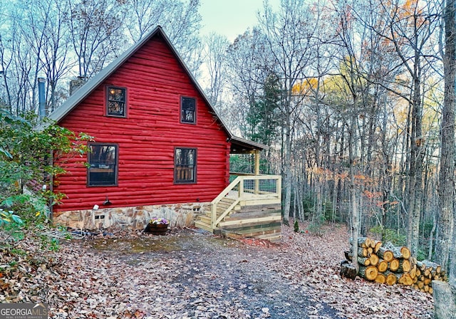 view of home's exterior