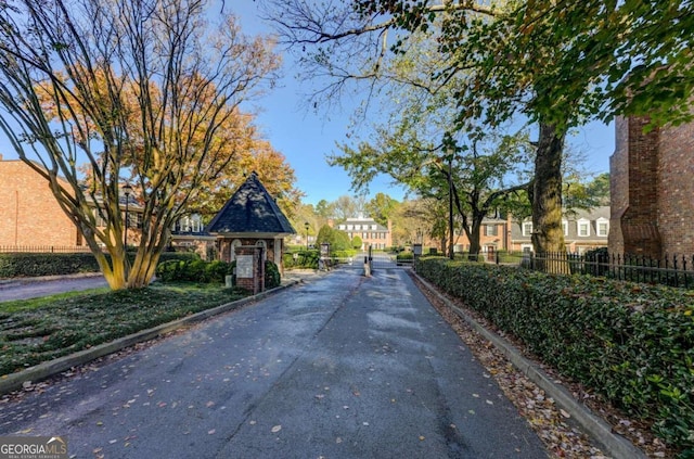 view of road