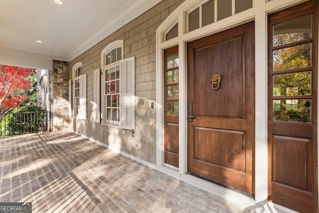 view of property entrance