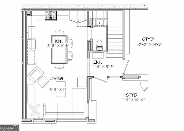 10871 Serenbe Ln, Chattahoochee Hills, GA 30268 - view of room layout