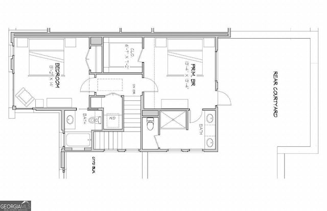 10871 Serenbe Ln, Chattahoochee Hills, GA 30268 - view of floor plan / room layout