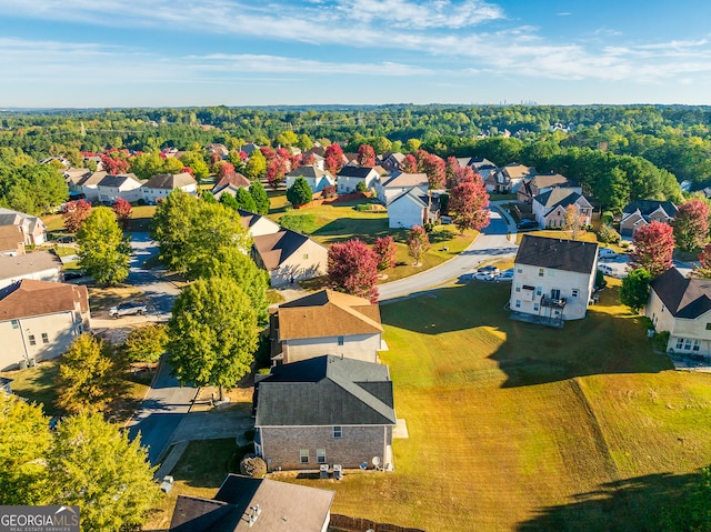 drone / aerial view