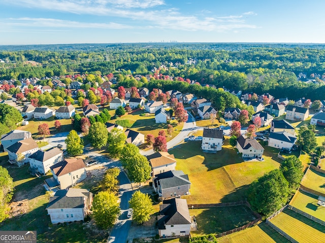 drone / aerial view