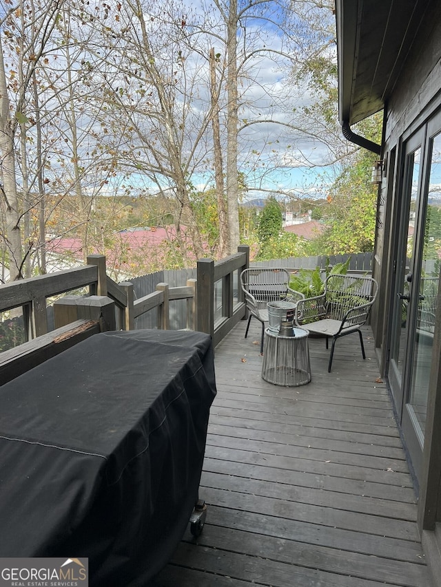 330 E Second St, Blue Ridge, GA 30513 - view of wooden terrace