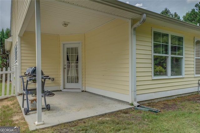 exterior space featuring a patio area