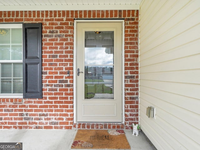 view of property entrance