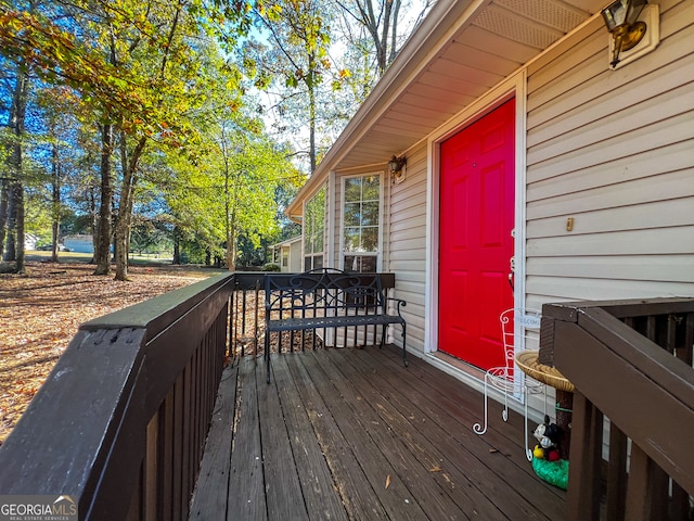 view of deck