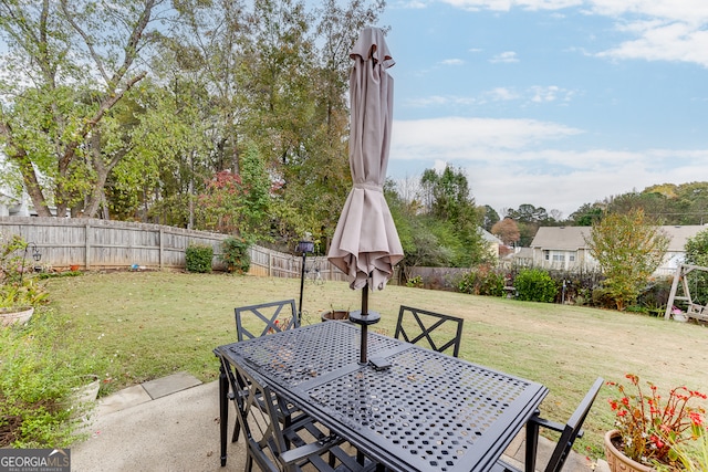 view of patio