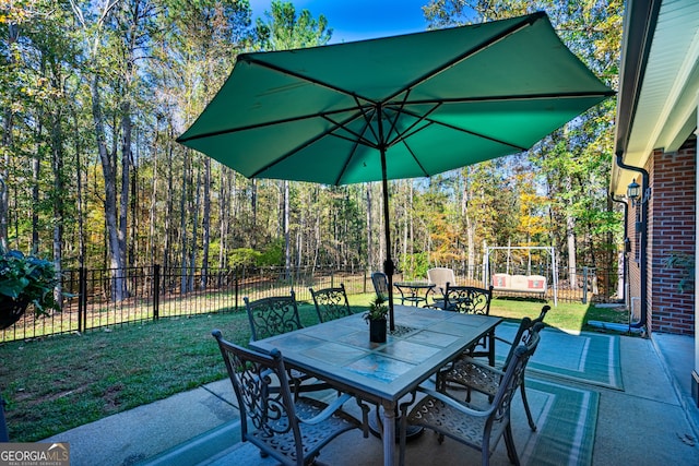 view of patio