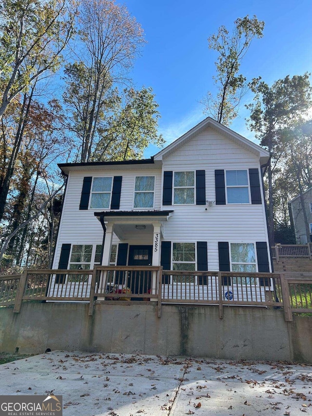 view of front of home