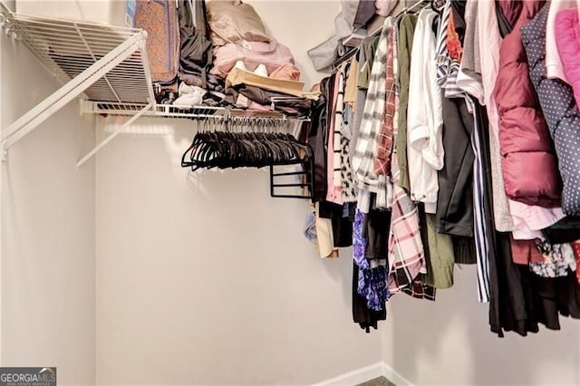 view of spacious closet