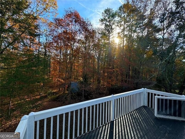 view of deck