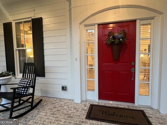 view of property entrance