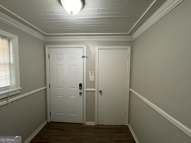 spare room featuring ceiling fan and dark wood-type flooring