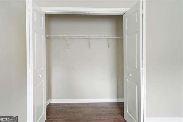 view of closet