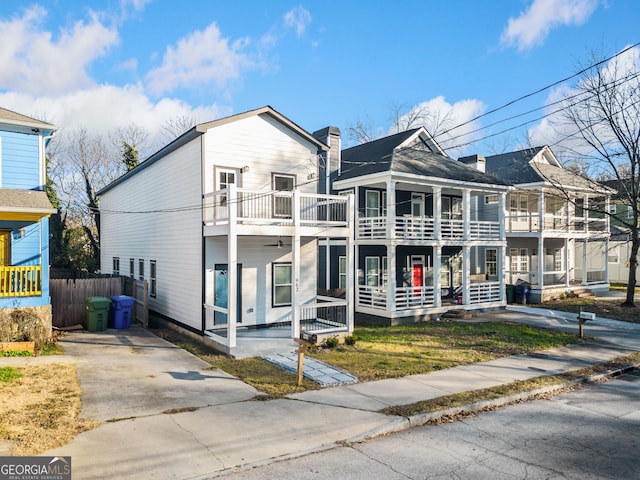 view of front of house