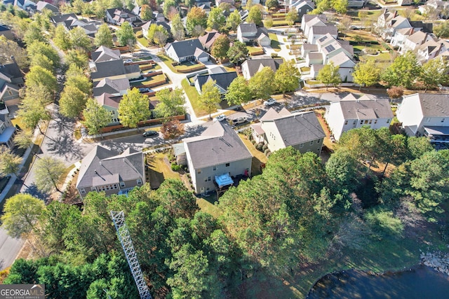 birds eye view of property featuring a residential view