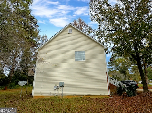 view of home's exterior