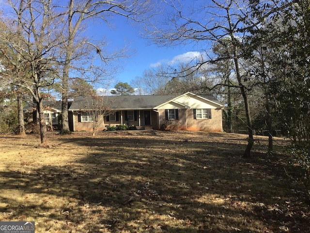 view of ranch-style house