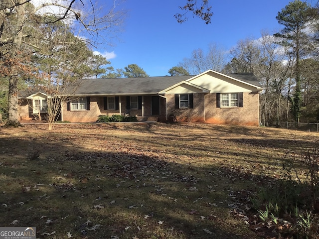 view of ranch-style home