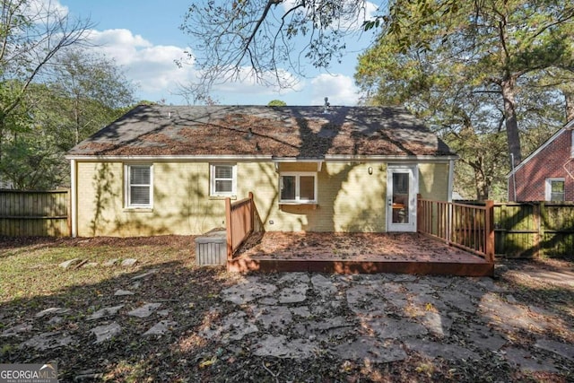 view of rear view of house