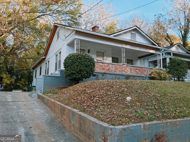 view of side of home