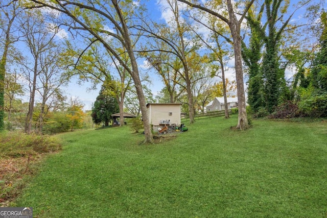 view of yard