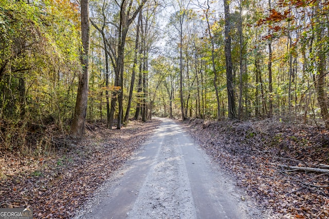 view of road