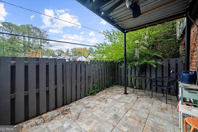 view of patio